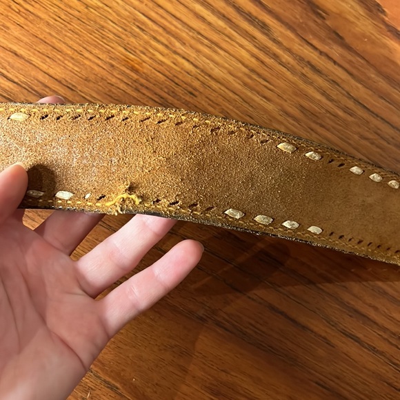 Vintage leather belt - Picture 3 of 4